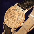 Rare and exclusive models of watches made of gold and diamonds