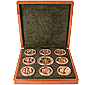 Collection of memorable medals "Saint Sergius Radonezhsky".&nbsp;The cerculation is limited to 200 sets.&nbsp; 